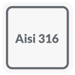 Aisi 316 rozdamentes acél